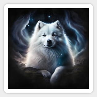 Uplifting Samoyed Sticker